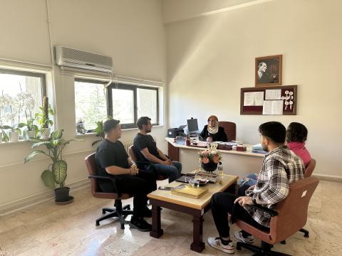 Dekan yardımcımız ile yaptığımız görüşme