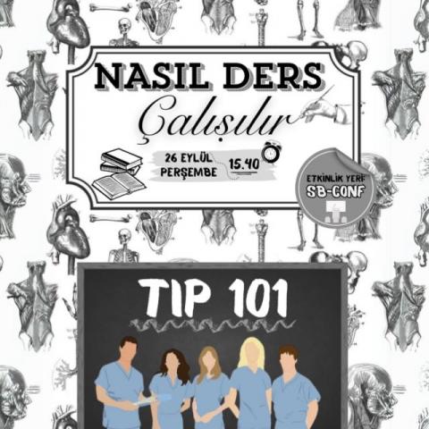 TIP 101 Nasıl Ders Çalışılır? Afişimiz