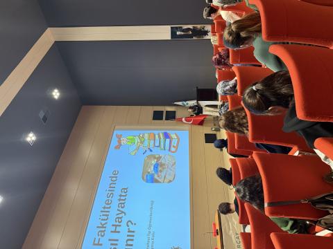 Sunum tanıtımı yaparken