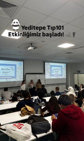 Etkinliğimizden bir fotoğraf