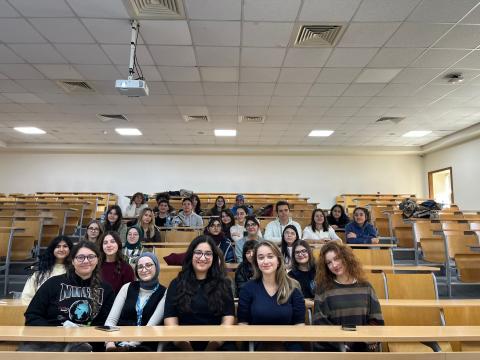 Katılımcılarımız ve intörn doktor Ecem Yenici ile bir fotoğrafımız