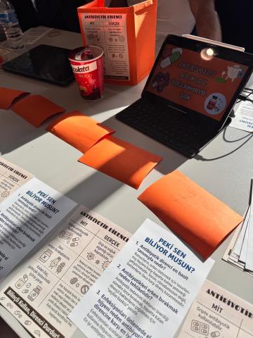 Standımızda kullandığımız materyaller 