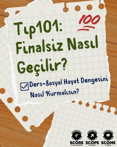 Etkinliğimiz için hazırladığımız afişimiz.