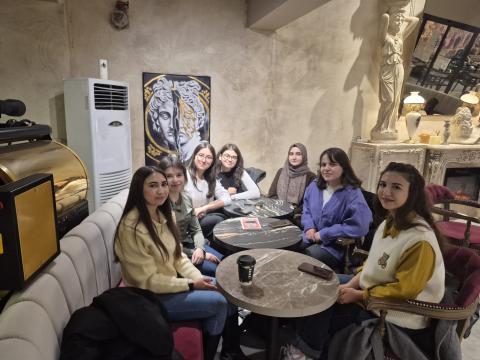 Kitabı tartıştığımız arkadaşlarımızla