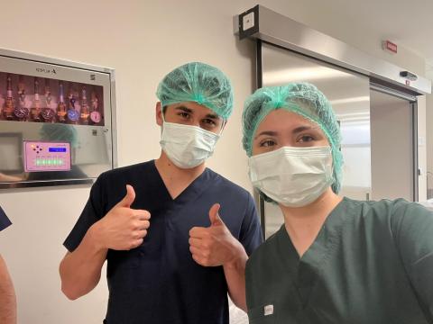 Ameliyathane gözlem etkinliğimizden fotoğraf.