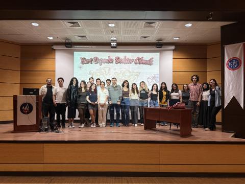 Etkinlik sonrası toplu fotoğrafımız.