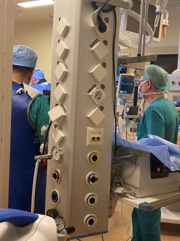 Etkinliğimize katılan bir öğrenci tarafından ameliyat esnasında çekilen fotoğraf