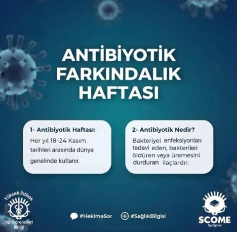 Antibiyotik Farkındalık Haftası İlk Sayfa