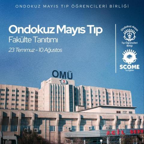 ondokuz mayıs tıp fakülte tanıtımı afişimiz